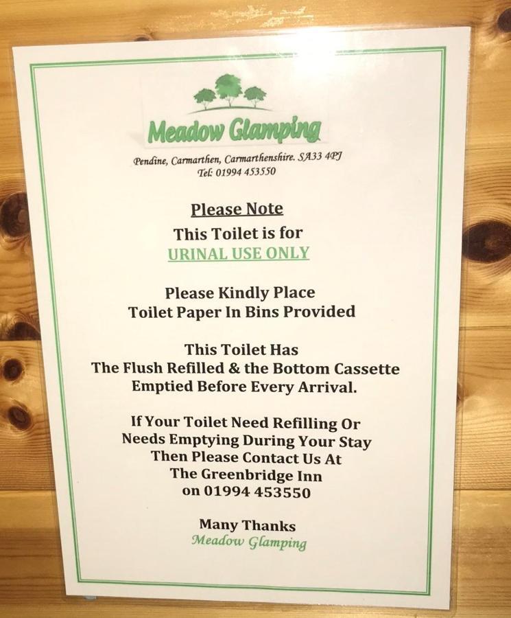 Hotel Meadow Glamping Carmarthen Zewnętrze zdjęcie